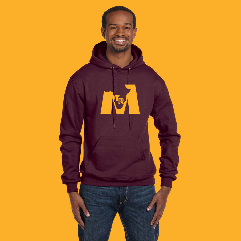 Maroon sales pullover hoodie