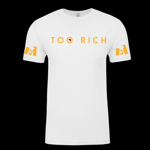 Too Rich Men's White Tee