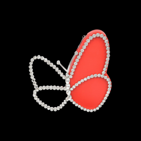 Red Butterfly Purse
