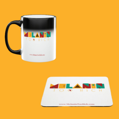 Retro Mouse Pad and Color Changing Mug Gift Set