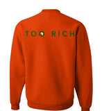 Too Rich Orange & Green Sweatshirt (Unisex)